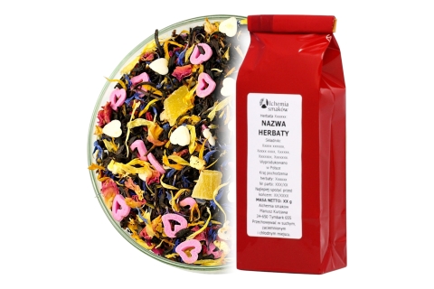 Herbata Czarna LOVE TEA (OT) (50g) Aromatyczny Napój Miłosny !!
